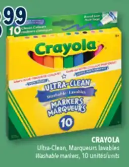 Familiprix CRAYOLA, Washable markers, 10 units offer