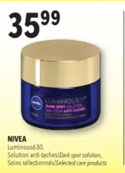 Familiprix Nivea Luminous 630 dark spot solution even tone cream 50ml offer