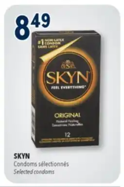 Familiprix SKYN Selected condoms offer