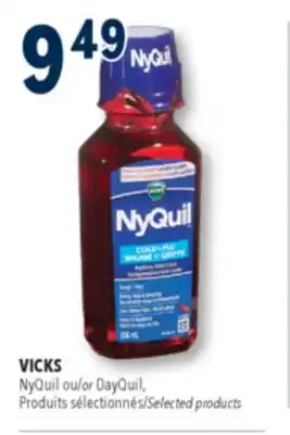 Familiprix Vicks NyQuil cold & flu cherry flavour liquid offer