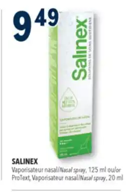 Familiprix SALINEX Nasal spray, 125ml or ProText Nasal spray, 20ml offer