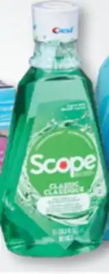 Familiprix CREST Scope Selected mouthwashes, 1litre offer