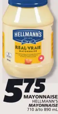 IGA HELLMANN'S MAYONNAISE offer