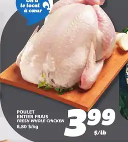 IGA FRESH WHOLE CHICKEN offer
