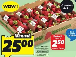 IGA STRAWBERRIES offer