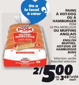 IGA POM HOT-DOG BUNS offer