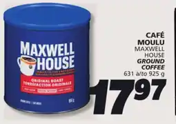 IGA MAXWELL HOUSE GROUND COFFEE offer