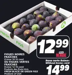 IGA FRESH BLACK OR GREEN FIGS offer