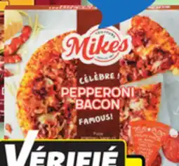 IGA MIKES FROZEN PIZZA offer