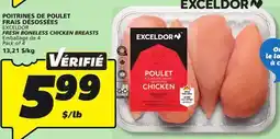 IGA EXCELDOR FRESH BONELESS CHICKEN BREASTS offer
