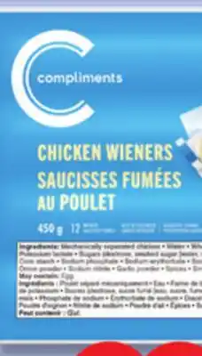 IGA COMPLIMENTS Poulet WIENERS offer