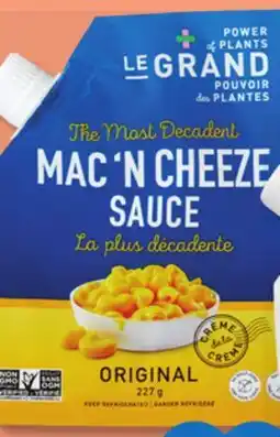 IGA LE GRAND MAC'N CHEEZE SAUCE offer