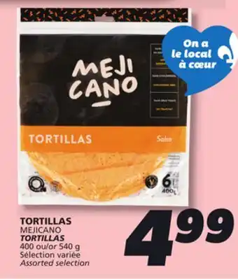 IGA MEJICANO TORTILLAS offer