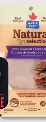IGA MAPLE LEAF SLICED DELI MEAT offer
