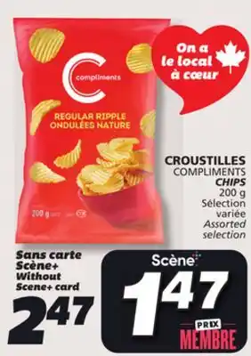 IGA COMPLIMENTS CHIPS offer