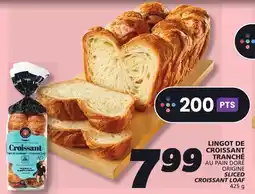 IGA AU PAIN DORÉ ORIGINE SLICED CROISSANT LOAF offer