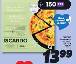 IGA RICARDO FROZEN QUICHE offer