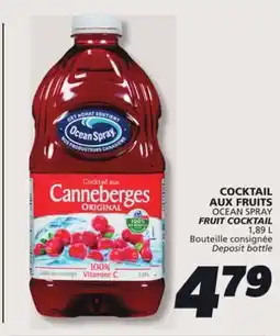 IGA OCEAN SPRAY FRUIT COCKTAIL offer