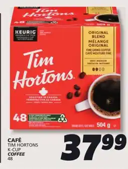 IGA TIM HORTONS K-CUP COFFEE offer