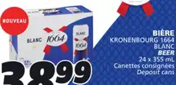 IGA KRONENBOURG 1664 BLANC BEER offer