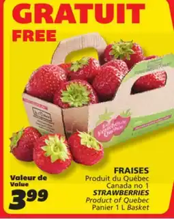 IGA STRAWBERRIES offer