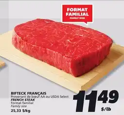 IGA FRENCH STEAK offer