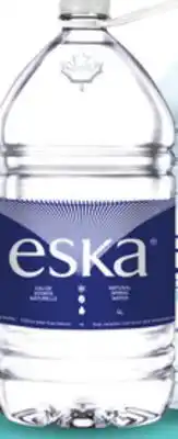 IGA ESKA NATURAL SPRING WATER OR DEMINERALIZED WATER offer