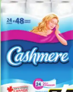 IGA CASHMERE BATHROOM TISSUE offer