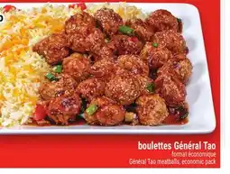 Metro BOULETTES GÉNÉRAL TAO | GÉNÉRAL TAO MEATBALLS offer