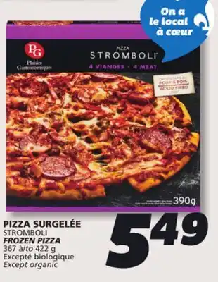 IGA STROMBOLI FROZEN PIZZA offer