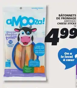 IGA AMOOZA! CHEESE STICKS offer