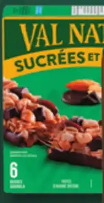 IGA VAL NATURE BARS OR SNACKS offer