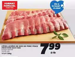 IGA FRESH PORK BACK RIBS offer