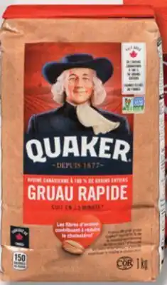IGA QUAKER OATMEAL offer