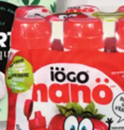 IGA IÖGO NANÖ YOGURT OR DINKABLE YOGURT offer