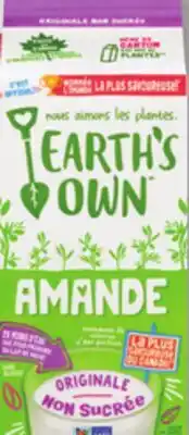 IGA EARTH'S OWN AMANDE PLANT-BASED BEVERAGE offer