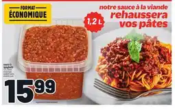 Metro SAUCE À SPAGHETTI | SPAGHETTI SAUCE offer