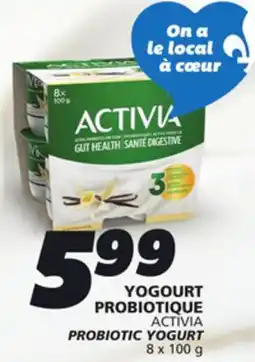 IGA ACTIVIA PROBIOTIC YOGURT offer