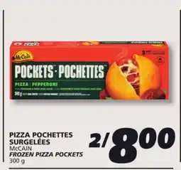 IGA McCAIN FROZEN PIZZA POCKETS offer