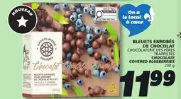 IGA CHOCOLATERIE DES PÈRES TRAPPISTES CHOCOLATE COVERED BLUEBERRIES offer