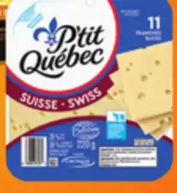 IGA P'TIT QUÉBEC SLICED CHEESE offer