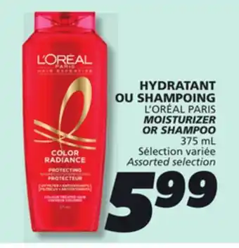 IGA L'ORÉAL PARIS MOISTURIZER OR SHAMPOO offer