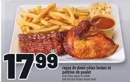 Metro REPAS DE DEMI‑CÔTES LEVÉES ET POITRINE DE POULET | HALF RIBS AND CHICKEN BREAST MEAL offer