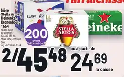 Metro BIÈRE STELLA ARTOIS HEINENKEN, KRONENBOURG 1664 | BEER offer