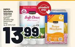 Metro PAPIERS MOUCHOIRS SELECTION | SELECTION FACIAL TISSUES offer