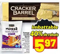 Metro FROMAGE CRACKER BARREL | CRACKER BARREL CHEESE offer
