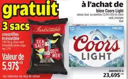 Metro BIÈRE COORS LIGHT | BEER offer