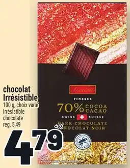 Metro CHOCOLAT IRRÉSISTIBLE | IRRÉSISTIBLE CHOCOLATE offer