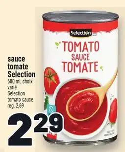 Metro SAUCE TOMATE SELECTION | SELECTION TOMATO SAUCE offer