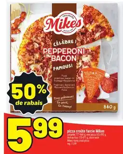 Metro PIZZA CROÛTE FARCIE MIKES | MIKES RISING CRUST PIZZA offer
